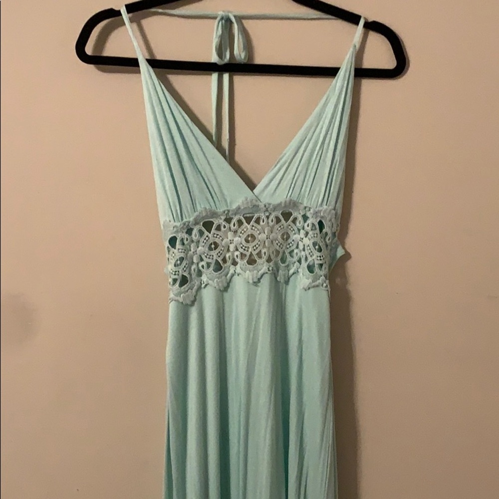 Mint maxi dress